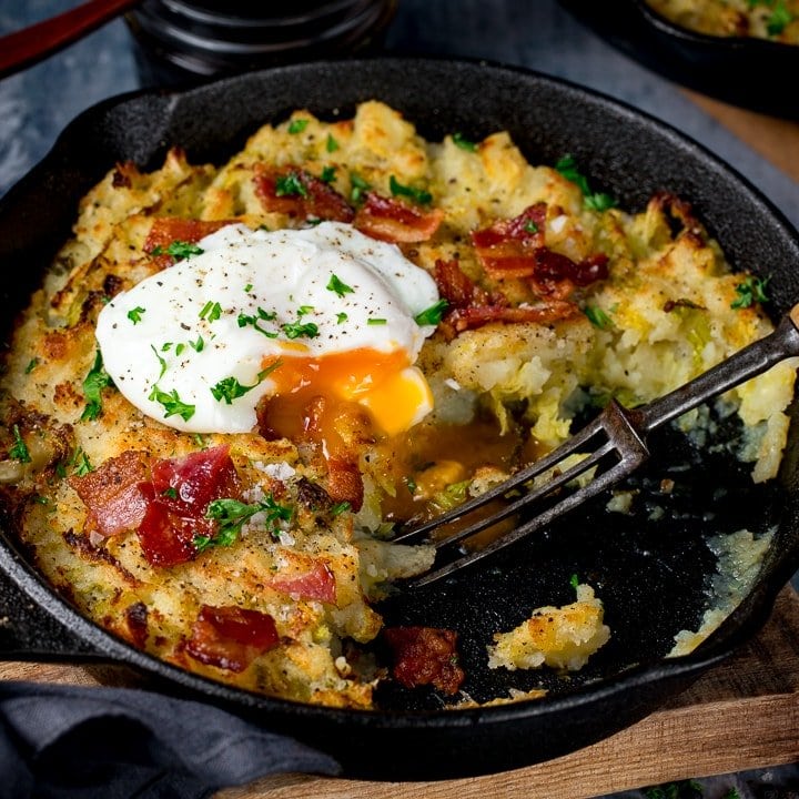 Schottische Kartoffelpuffer Mit Kohl Bubble And Squeak Patties ...