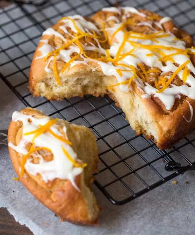 Frosted Orange Buns