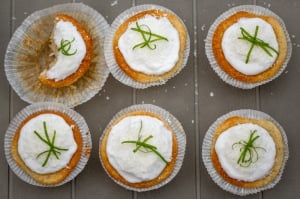 Gluten Free Coconut Lime Cupcakes