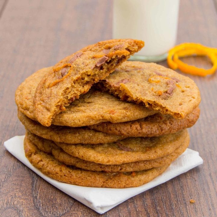 Chocolate Orange Chewy Cookies