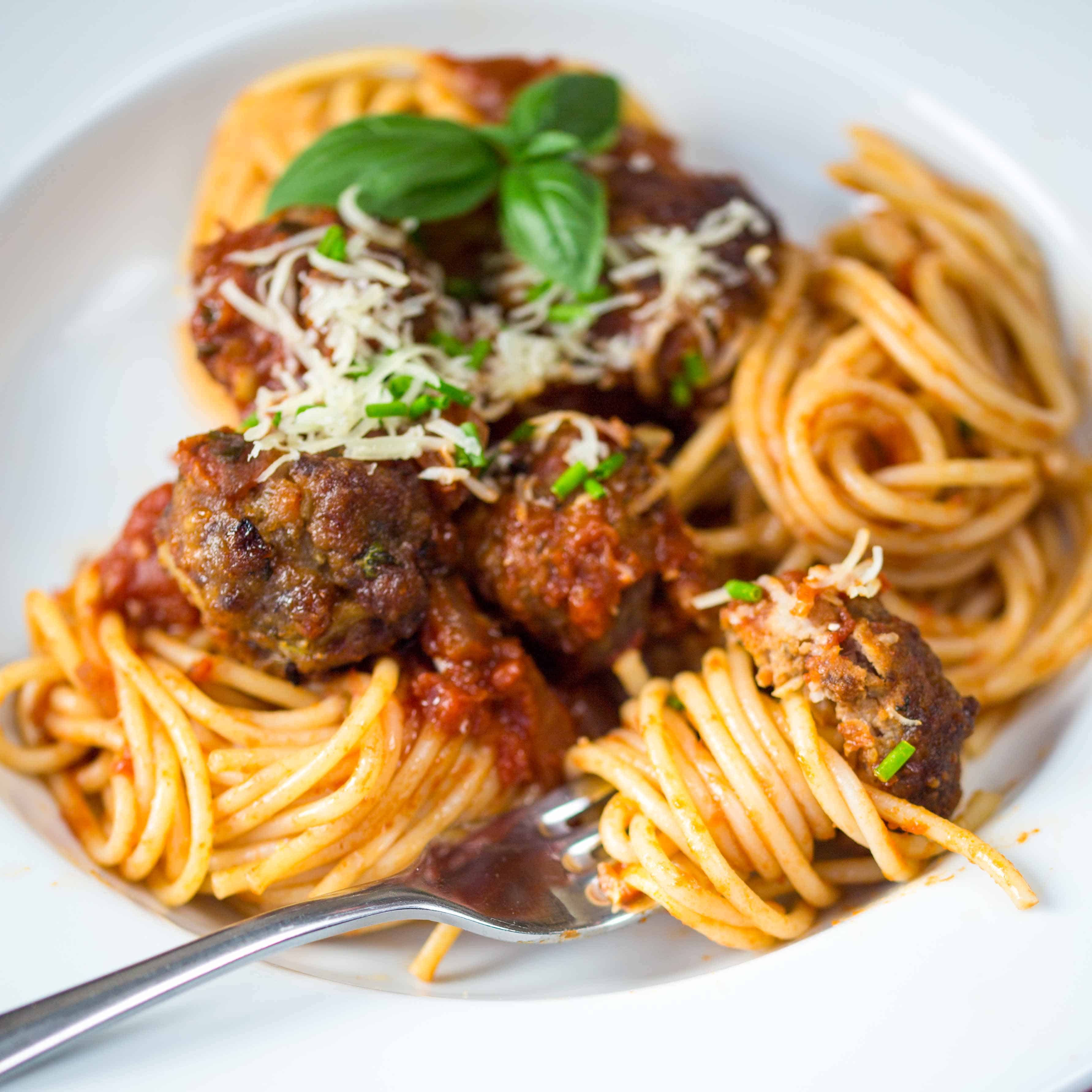 Spaghetti and Meatballs Nicky's Kitchen Sanctuary