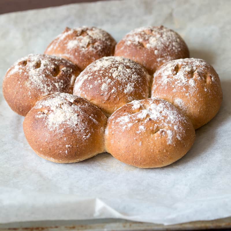 Ale Bread Rolls - made with English Ale and a mix of wholemeal and white flour. Seriously tasty!