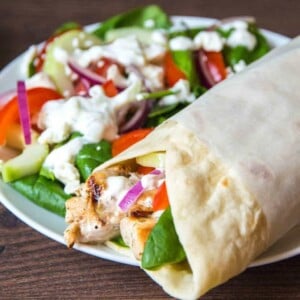 Chicken Souvlaki with Homemade Tzatziki - 78