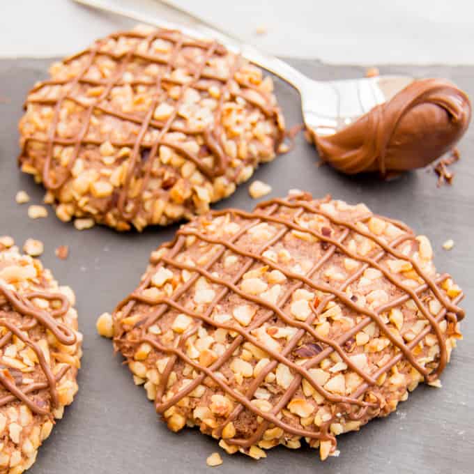 Gluten Free Hazelnut Nutella Cookies - 6
