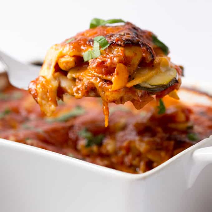 Chicken and Bacon Lasagne - A hearty family favourite with added veg - packed full of flavour!