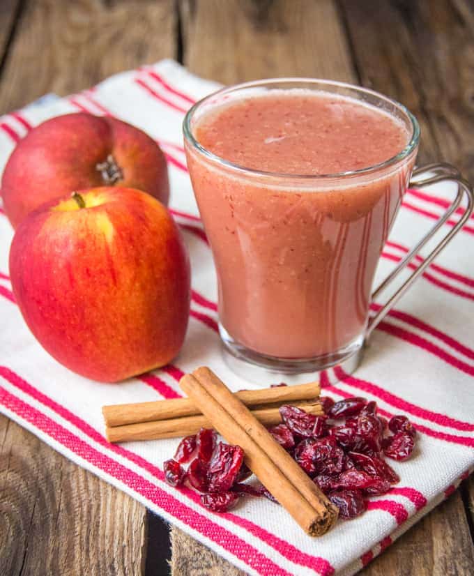Cranberry and Apple Hot Smoothie - 2