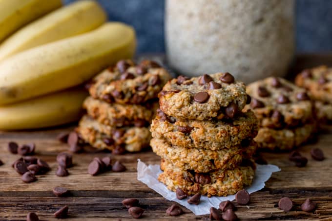 Banana Oat Cookies - Nicky's Kitchen Sanctuary