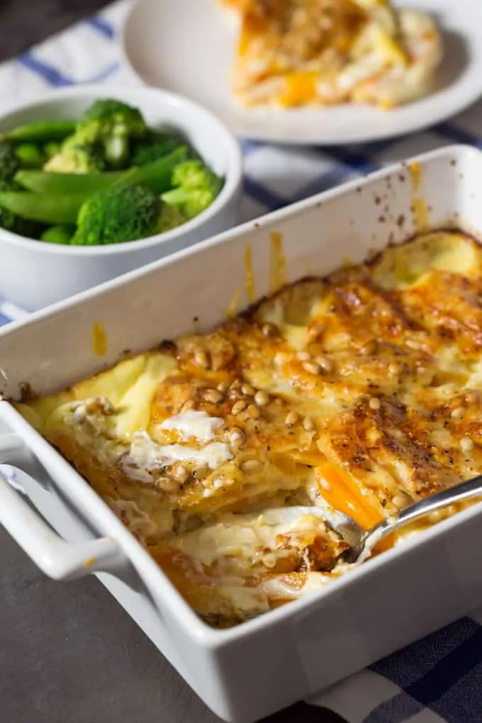 Cheesy Butternut Gratin - Nicky's Kitchen Sanctuary