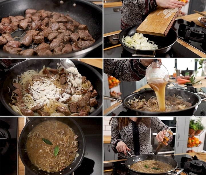 Lancashire Hotpot initial process steps