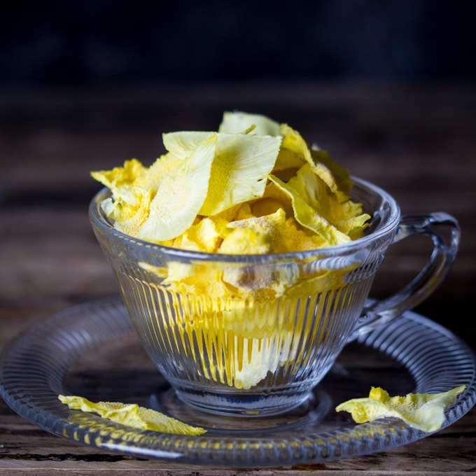 Pineapple Core Crisps - Don't chuck that pineapple core away! Turn it into these fibre-filled snacks.