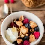 Coconut Macaroon Granola - Hands-down the best granola I've ever tasted. Gluten free too!