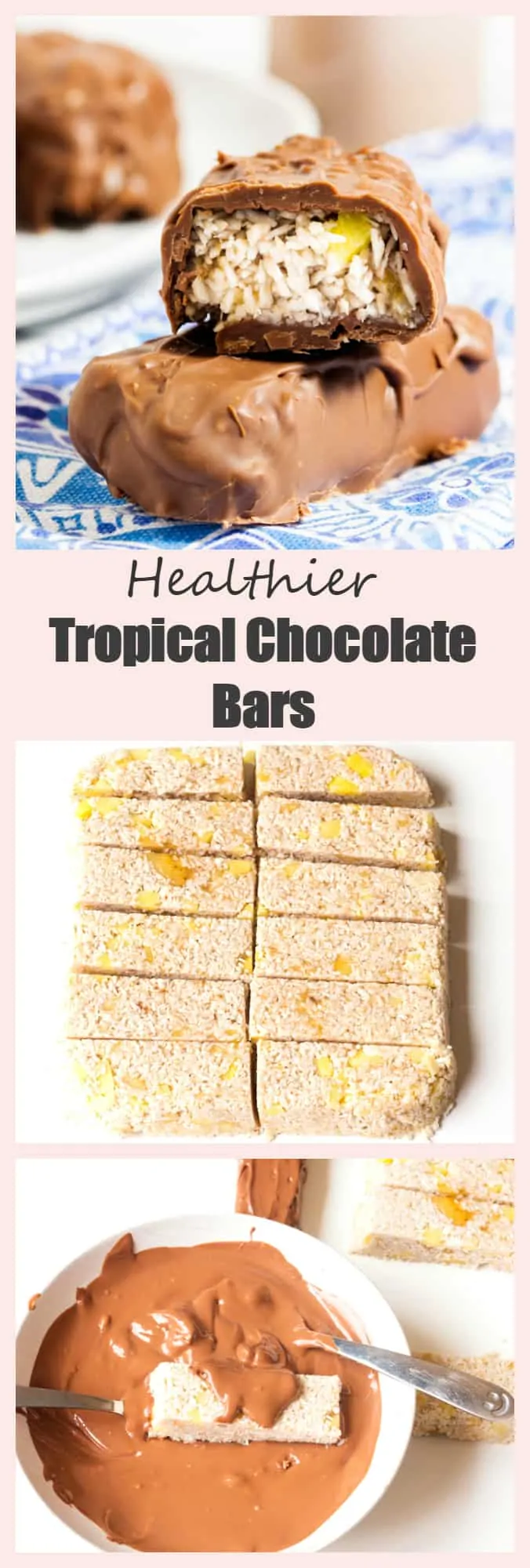 A healthier version of the favourite coconut chocolate bar.