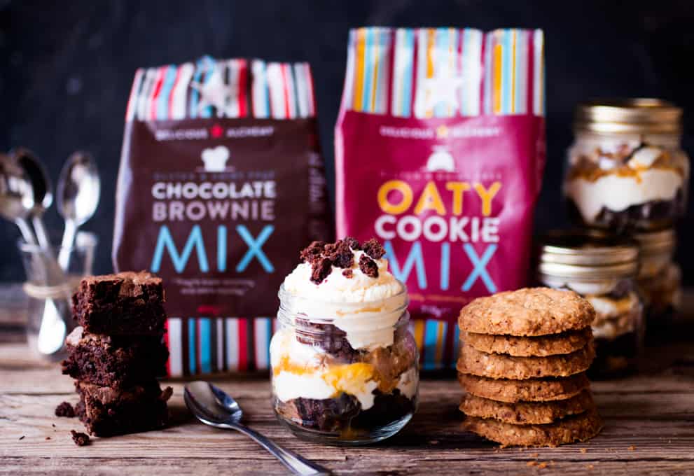 Oaty Chocolate Brownie Parfait with Salted Caramel - 34