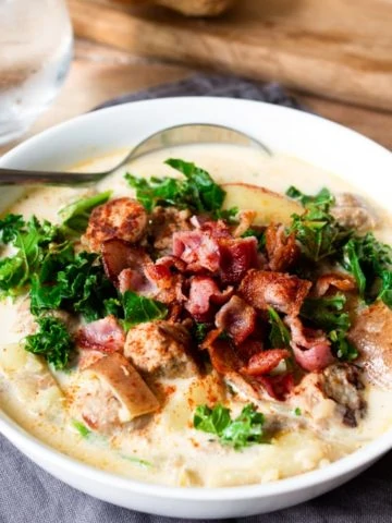 This Zuppa Toscana is beautifully rich and creamy. Really simple to make too!