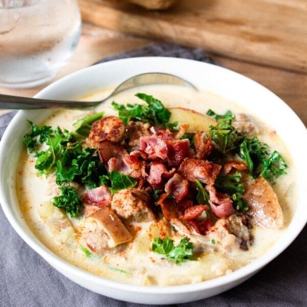 This Zuppa Toscana is beautifully rich and creamy. Really simple to make too!