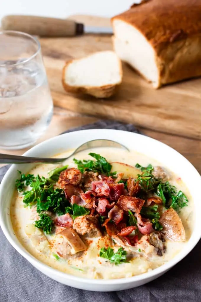 This Zuppa Toscana is beautifully rich and creamy. Really simple to make too!