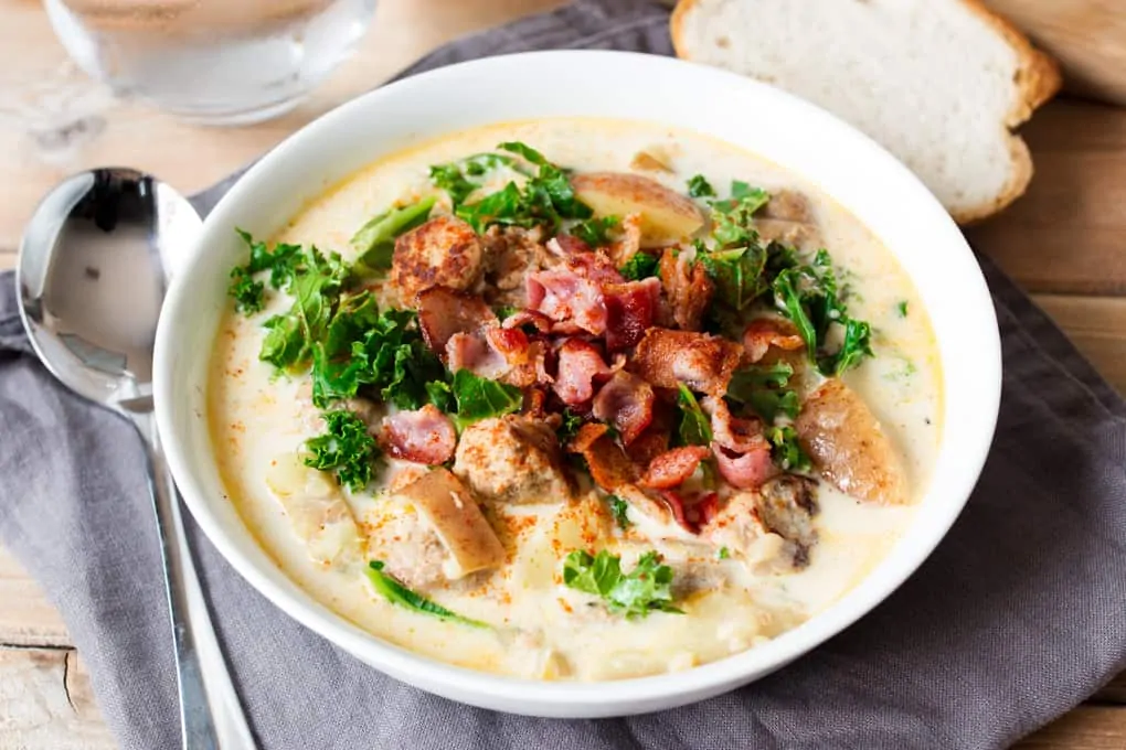 This Zuppa Toscana is beautifully rich and creamy. Really simple to make too!