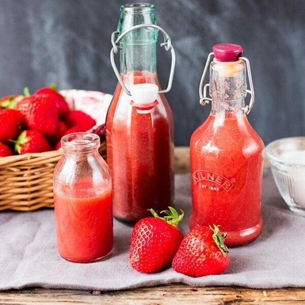 Simple Strawberry Sauce - use on ice cream, in popsicles, on granola - you can even use it as cordial.