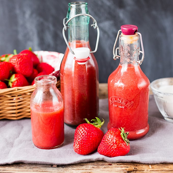 Simple Strawberry Sauce - use on ice cream, in popsicles, on granola - you can even use it as cordial.