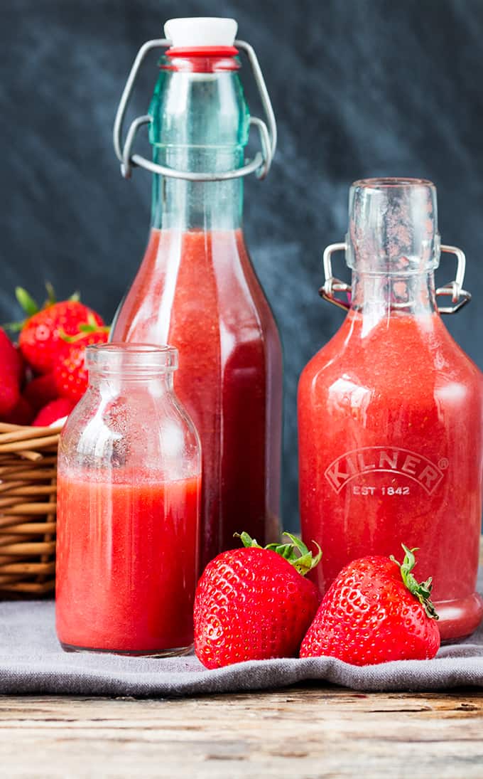 Simple Strawberry Sauce - use on ice cream, in popsicles, on granola - you can even use it as cordial.