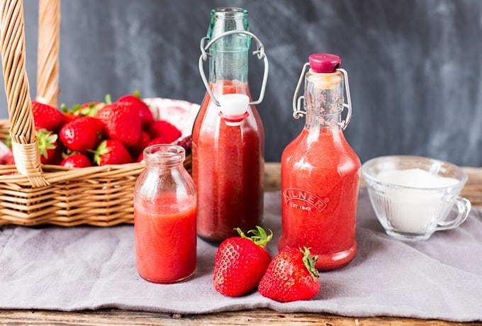 Simple Strawberry Sauce - use on ice cream, in popsicles, on granola - you can even use it as cordial.