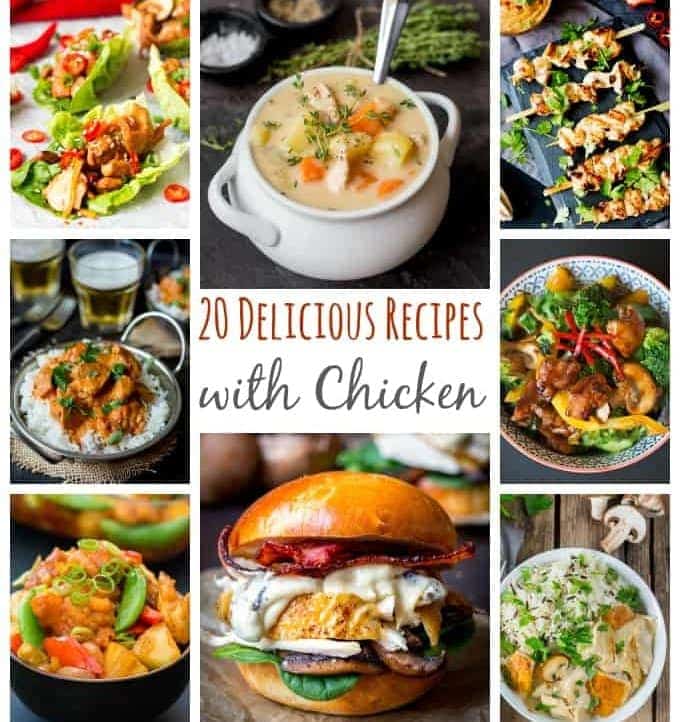 Stuck for recipes to make with Chicken? Check out these 20 tasty recipes!