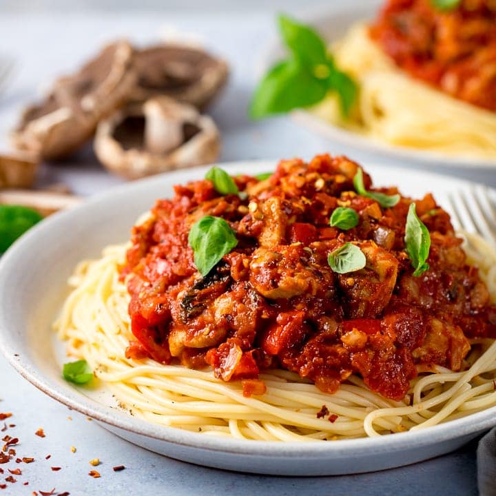 Chicken and Red Pepper Pasta - Nicky's Kitchen Sanctuary