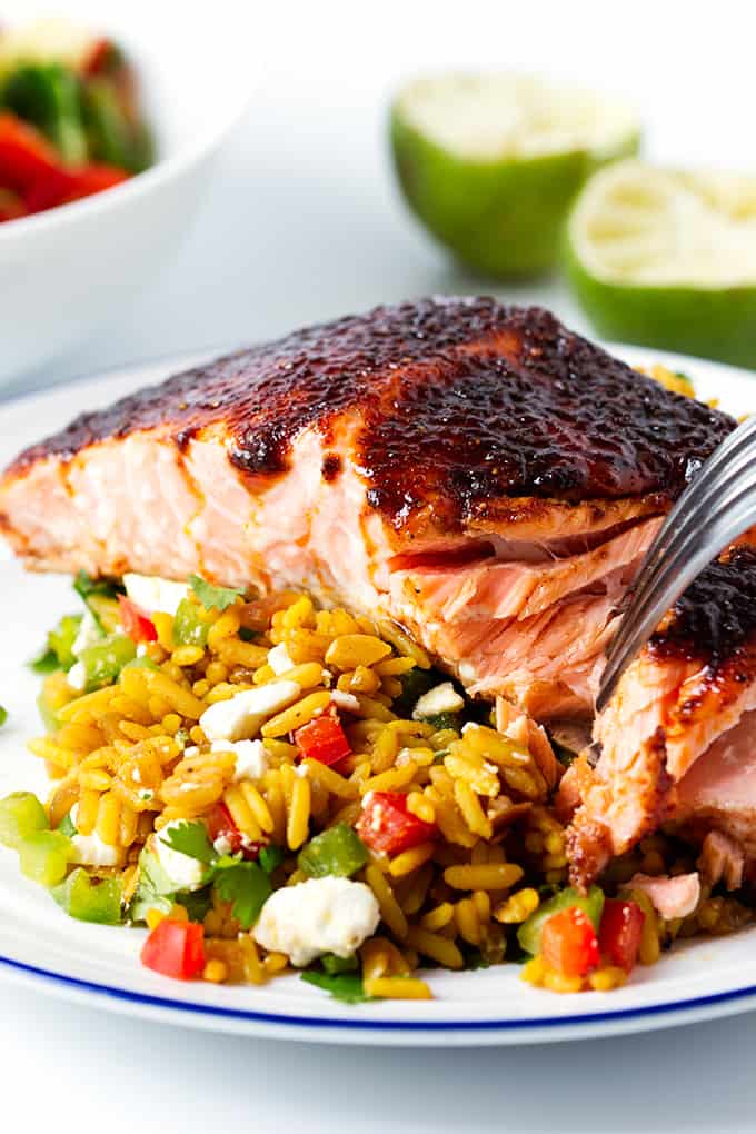 Sugar Spiced Salmon with Fancy Rice - 39