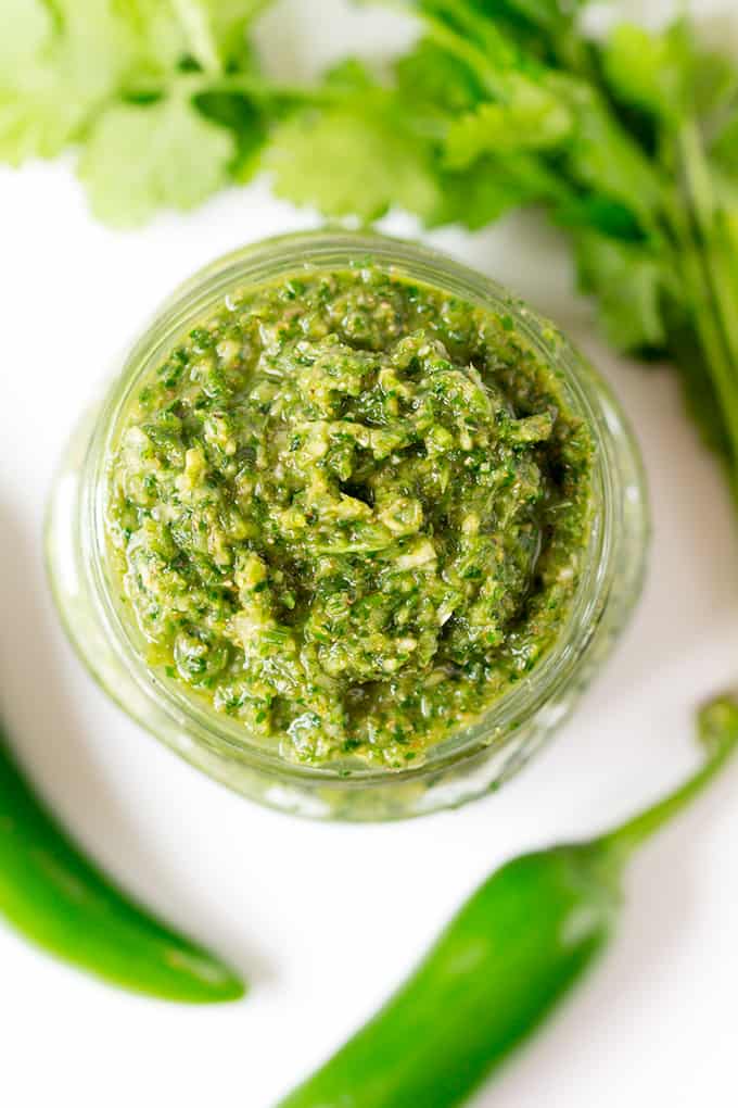 jar full of Thai Green Curry Paste