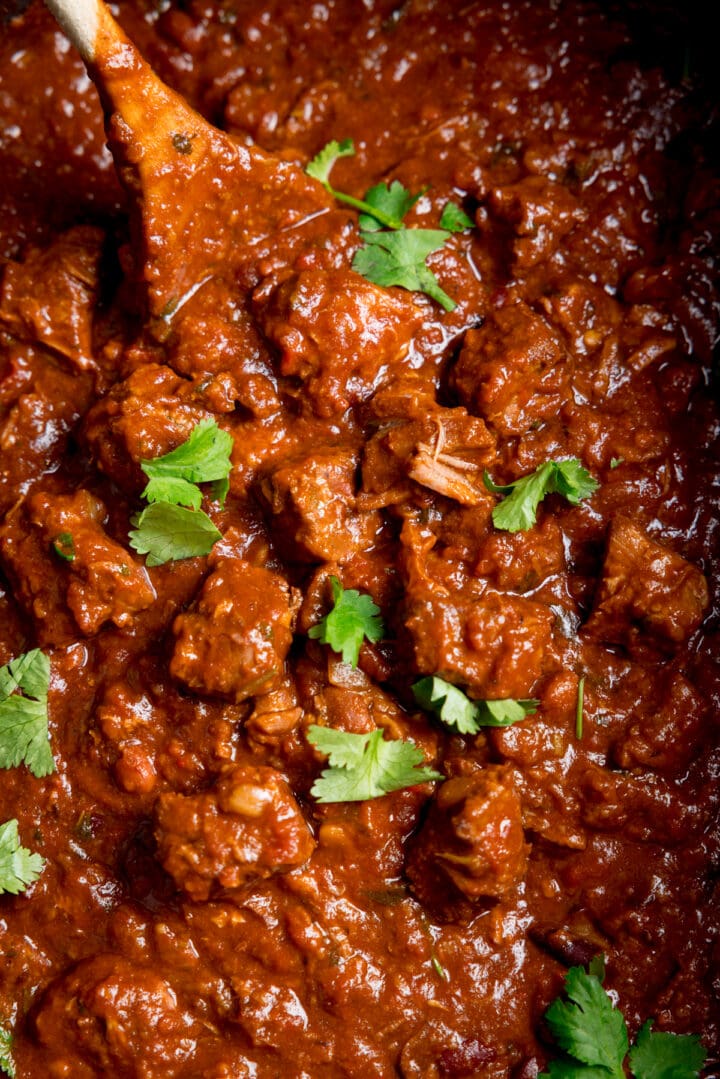 Slow Cooker Pork and Beef Chilli - Nicky's Kitchen Sanctuary