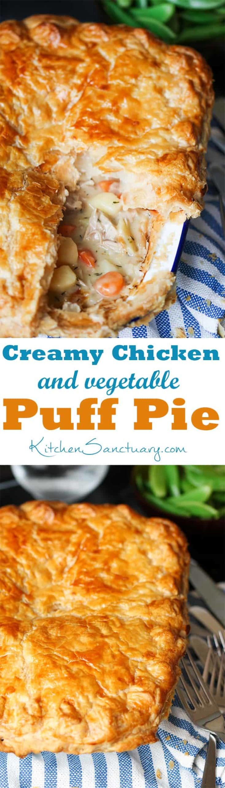 Creamy Chicken Pot Pie Nicky's Kitchen Sanctuary