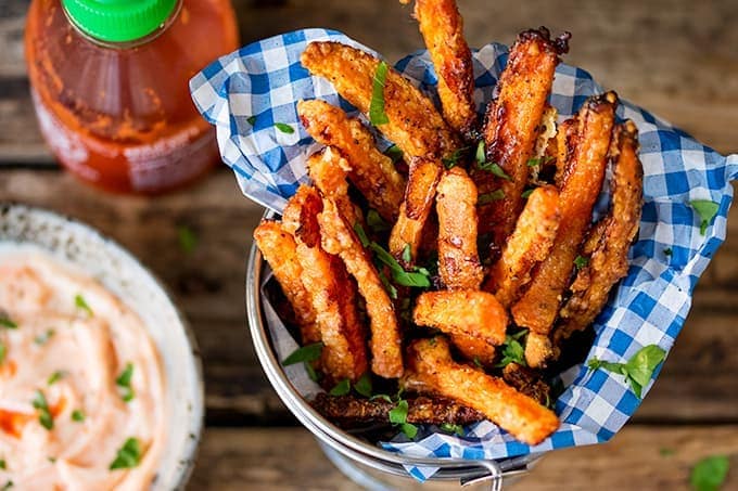 baked carrot fries