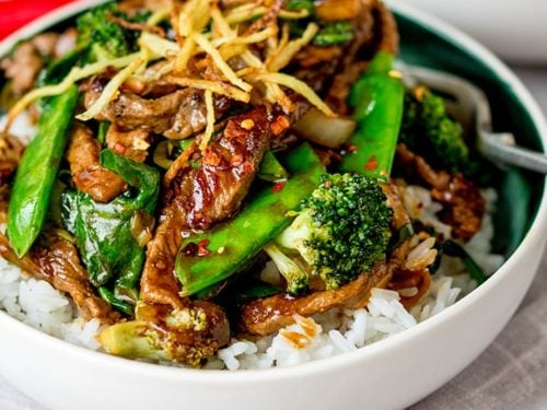 Spicy Ginger Beef Stir Fry