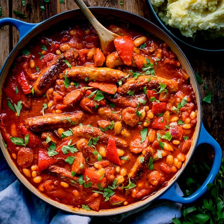 Sausage Casserole - Nicky's Kitchen Sanctuary