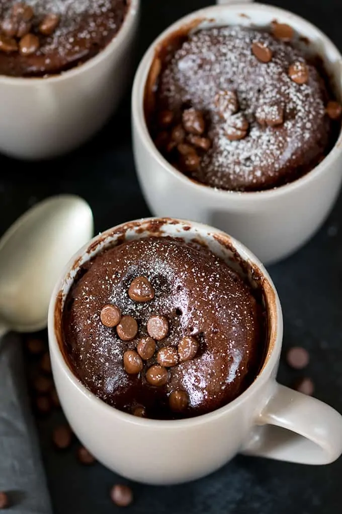 Chocolate Caramel Mug Cake