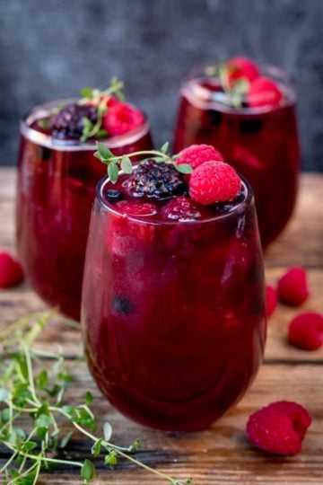 New Year's Eve Rum Berry Cocktail - Nicky's Kitchen Sanctuary