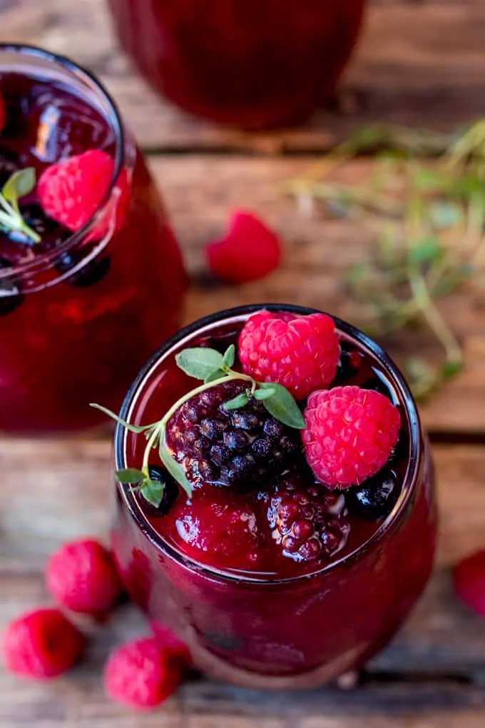 The Best New Year's Eve Rum Berry Cocktail