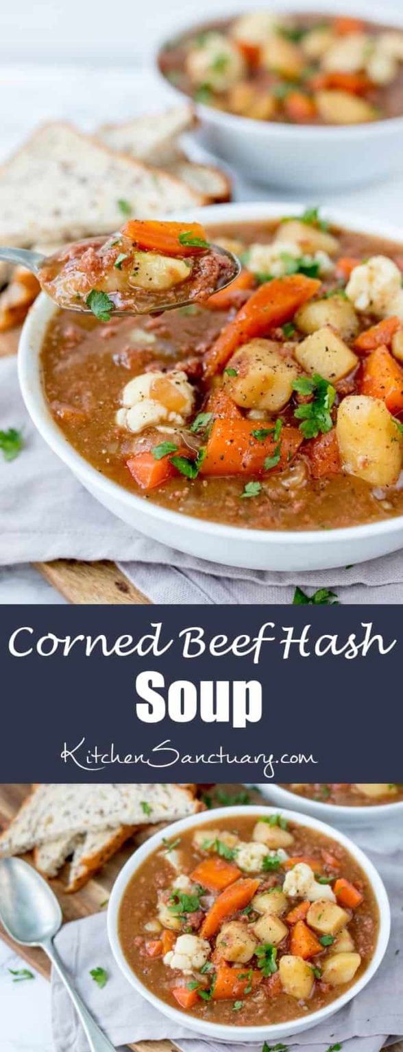 Corned Beef Hash Soup - Nicky's Kitchen Sanctuary