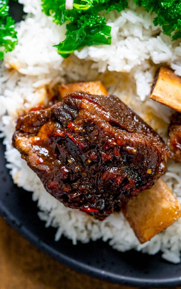 Sweet and Sticky Slow-Cooked Short Ribs - Nicky's Kitchen Sanctuary