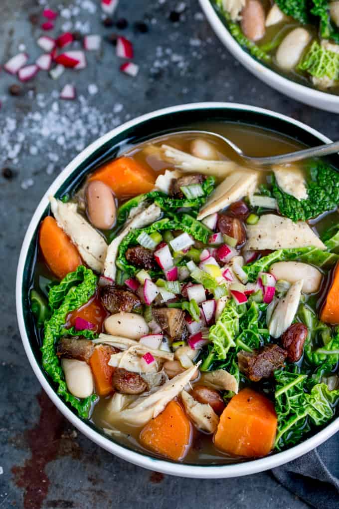 Three Bone Soup With Veggies and Beans - 69