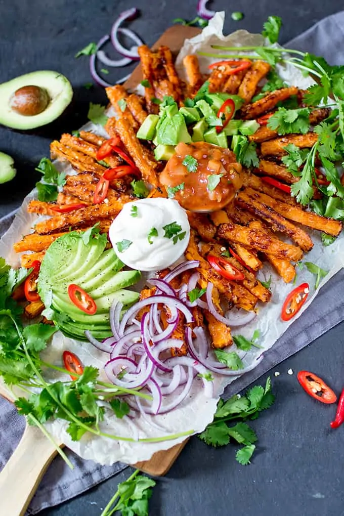 Mexican-style carrot fries