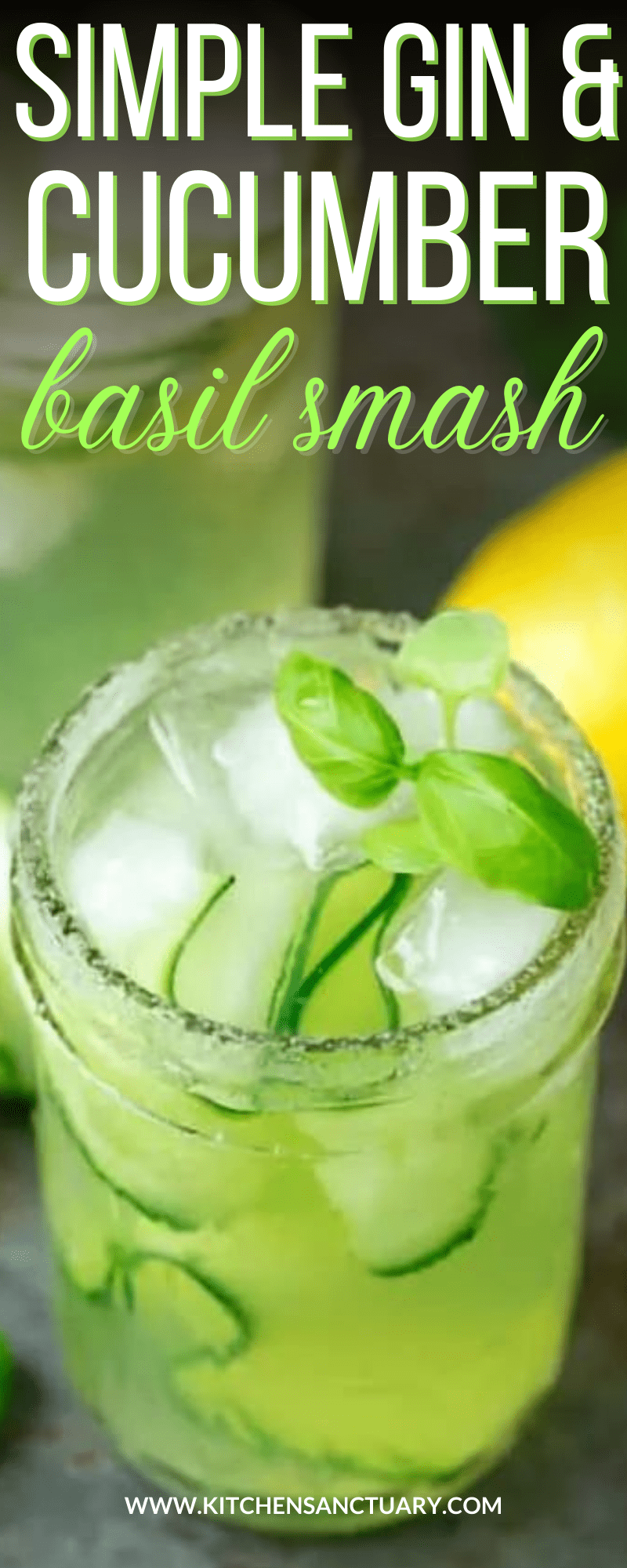 Gin and Cucumber Basil Smash inside.wales