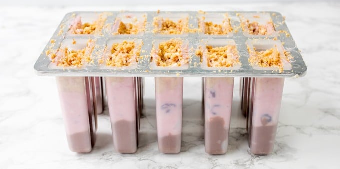 Chocolate Cherry Cheesecake Ice Lollies - 21