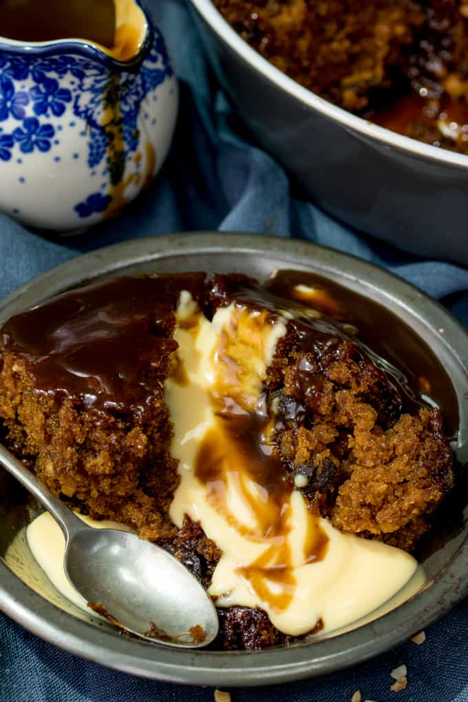 Sticky Toffee Pudding with Homemade Custard Nicky's Kitchen Sanctuary