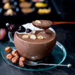 This Luxurious Italian Hot Chocolate with Kirsch and Hazelnuts is thick, creamy and the best chocolate fix ever!