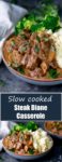Slow Cooked Steak Diane Casserole - a great make-ahead meal, just thing if you're feeding a crowd! Cook in the oven, on the hob or in the slow cooker.