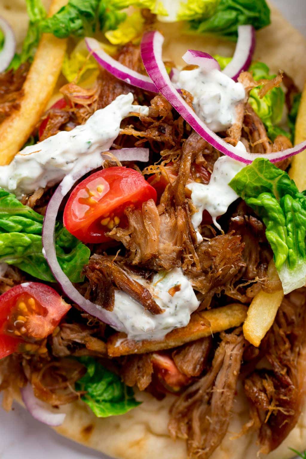 Crispy Pork Gyros Nicky's Kitchen Sanctuary