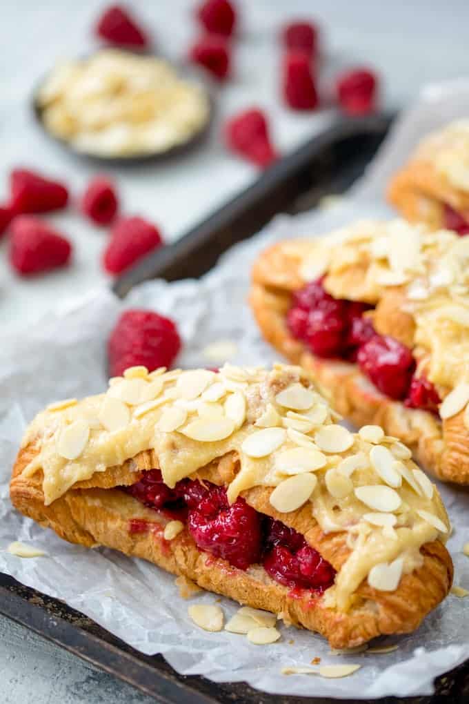 Quick Raspberry and Almond Croissants - 18