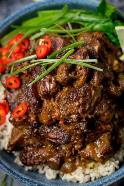 Spicy Beef Rendang - Nicky's Kitchen Sanctuary