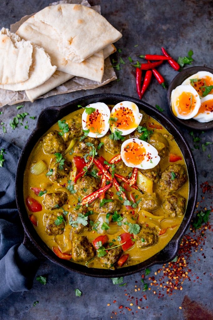 Chinese Style Curry with Juicy Meatballs Nicky's Kitchen Sanctuary